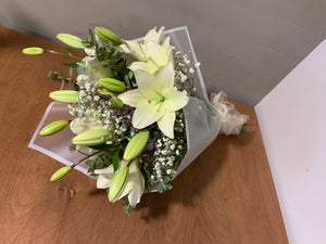 Bouquet de Lilium blancos