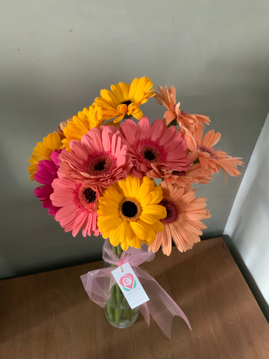 Florero de Gerberas